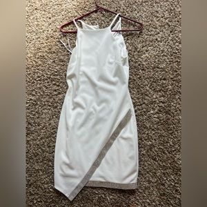 White with sparkly accent Dress - Small